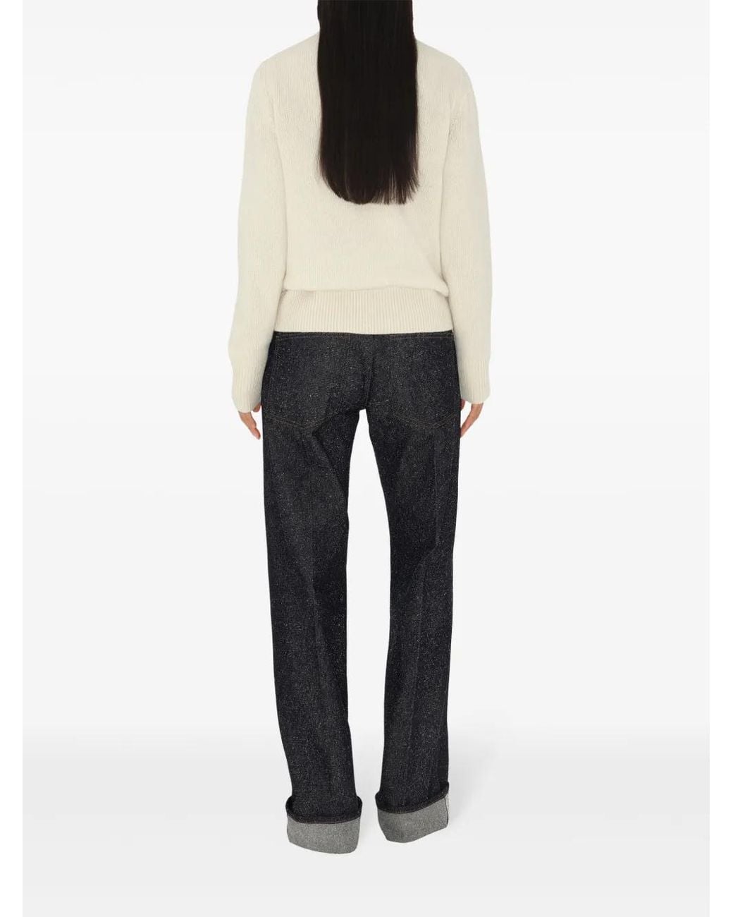 Burberry Blue Knight Wool Cashmere Sweater