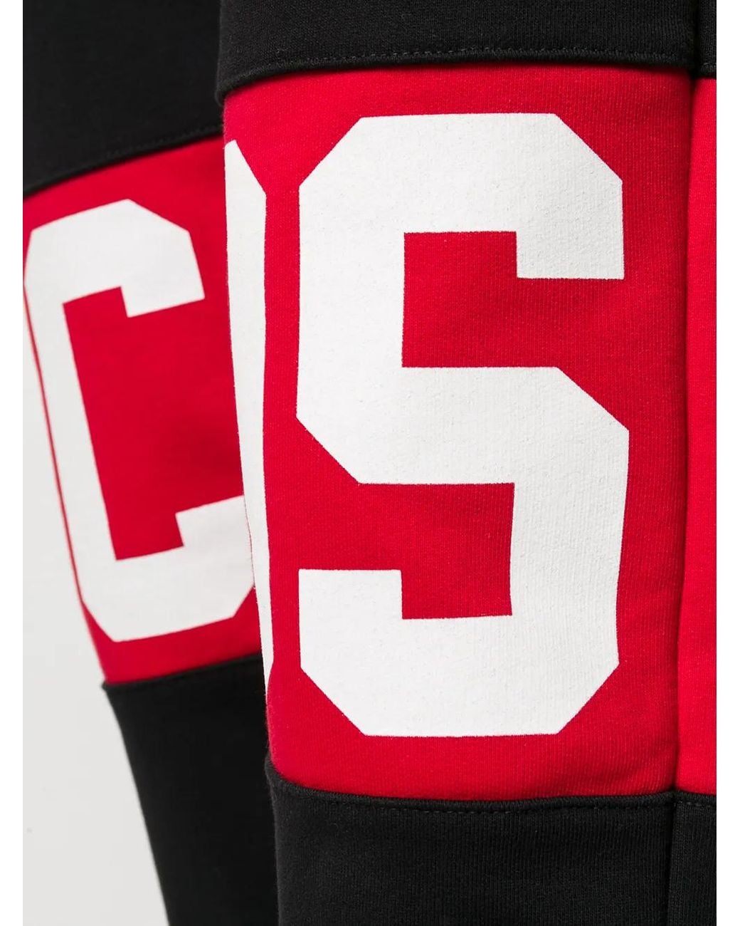Gcds Black Logo Print Track Pants for men