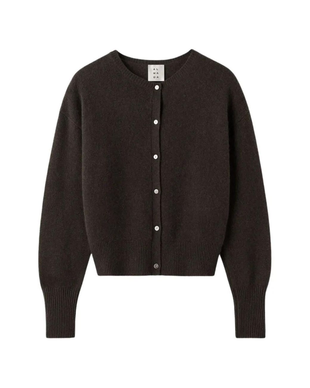 Almada Label Black Coco Brushed Cardigan