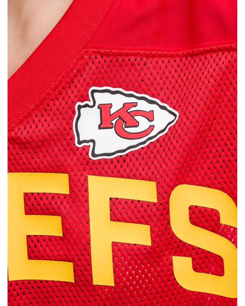 Nike Red X Nfl Kansas City Chiefs Wide Receiver V-Neck T-Shirt