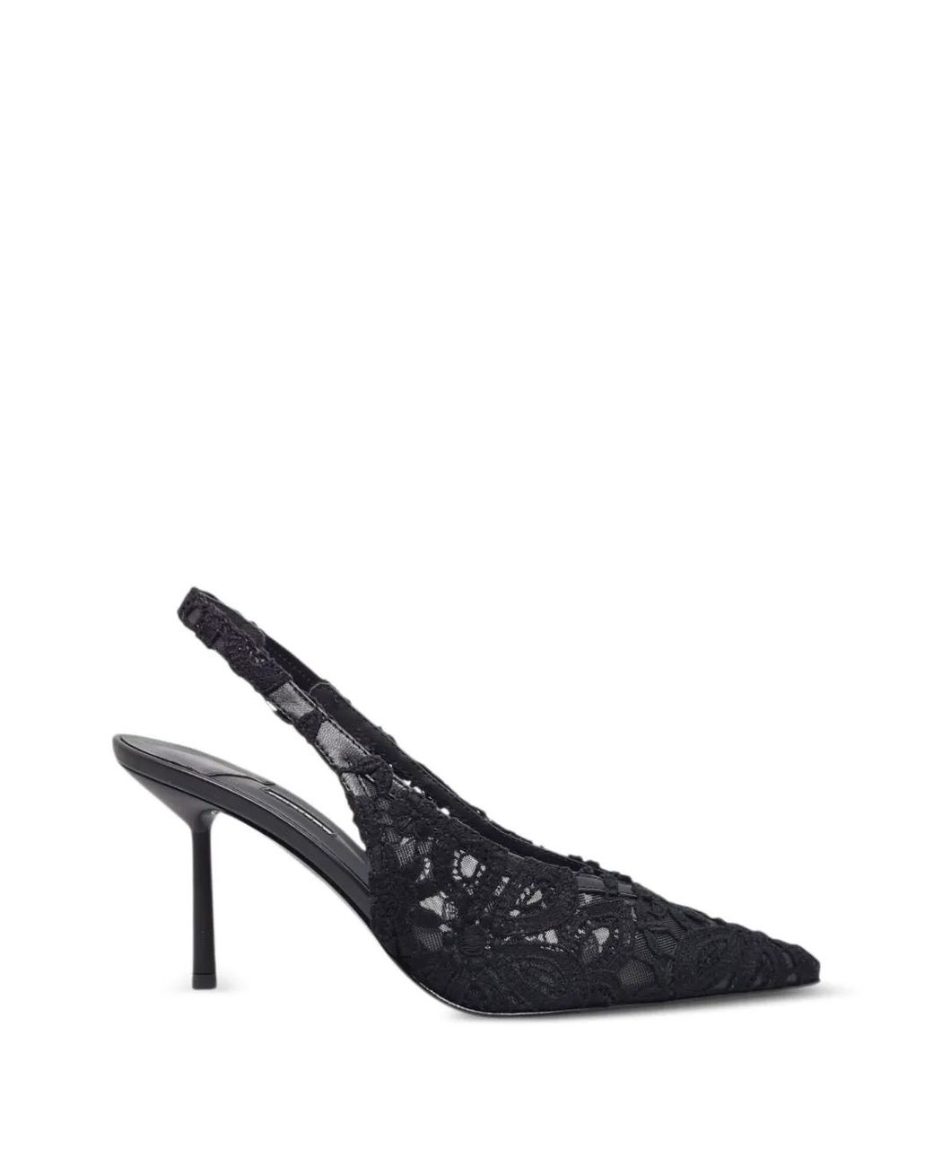 Le Silla Blue Lace Slingback Pumps