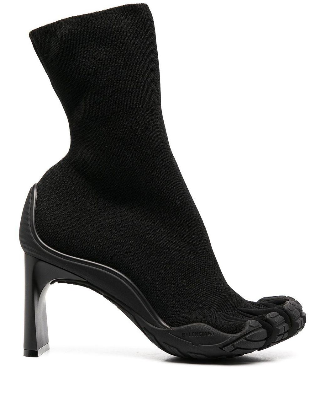 Balenciaga Split-toe Pull-on Booties in Black - Lyst