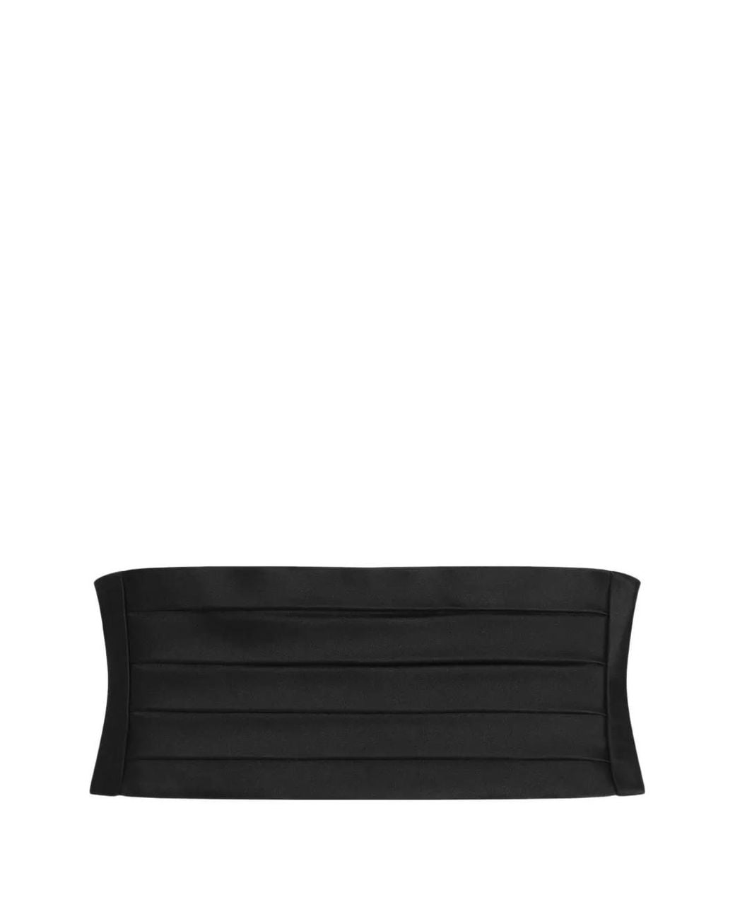 Dolce & Gabbana Black Silk Duchesse Cummerbund for men