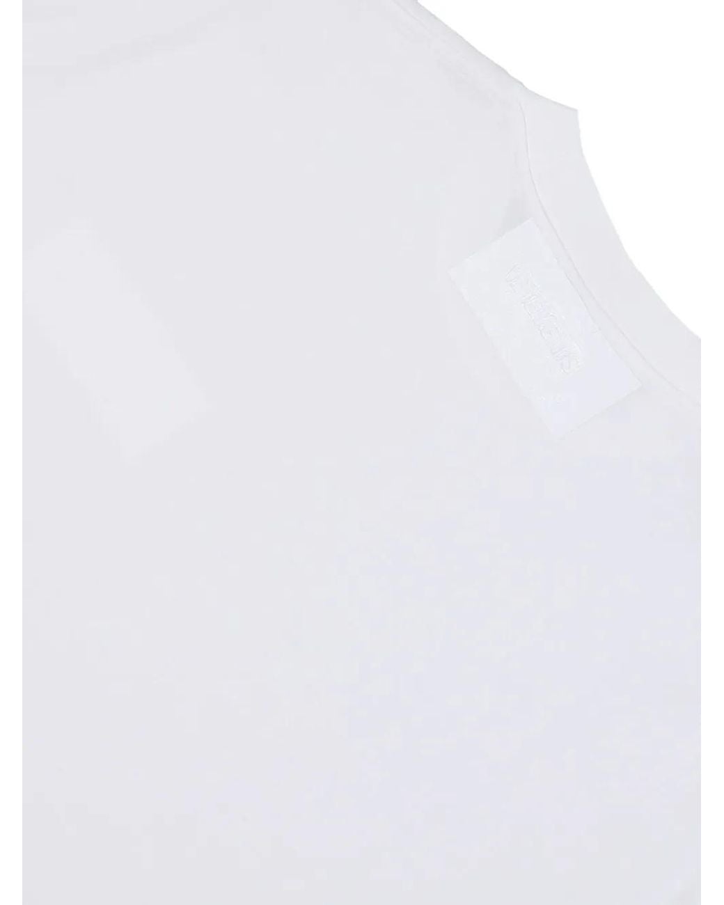 Vetements White T-Shirt À Patch Logo for men