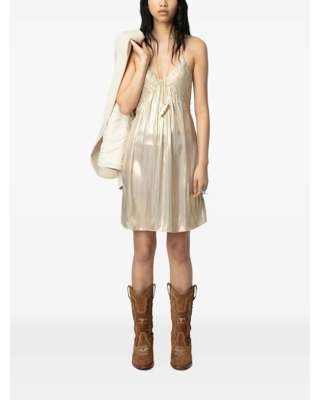 Zadig & Voltaire Natural Rayonna Satin