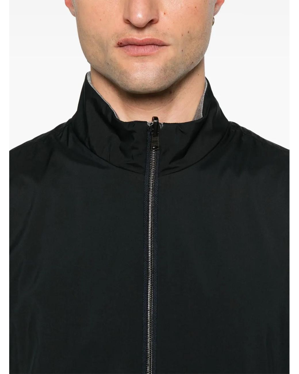 Herno Black Reversible Jacket For for men