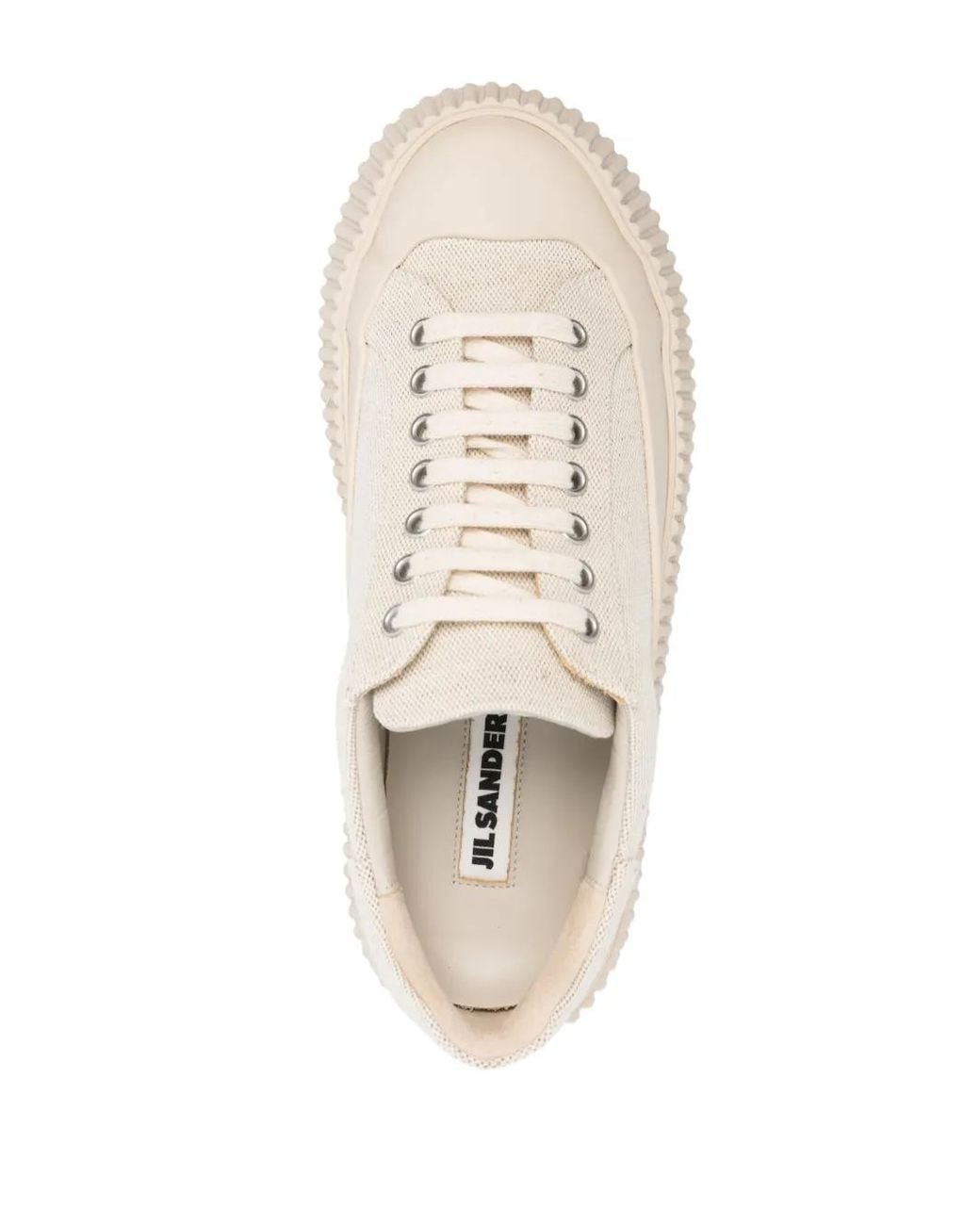 Jil Sander White Klassisches Sneakers