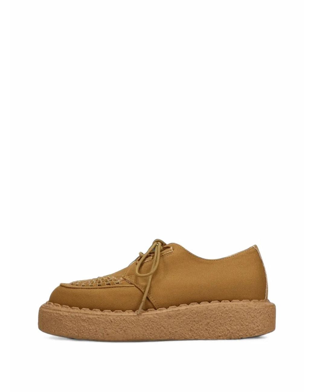 Maison Mihara Yasuhiro Brown David Woven-Detail Sneakers for men
