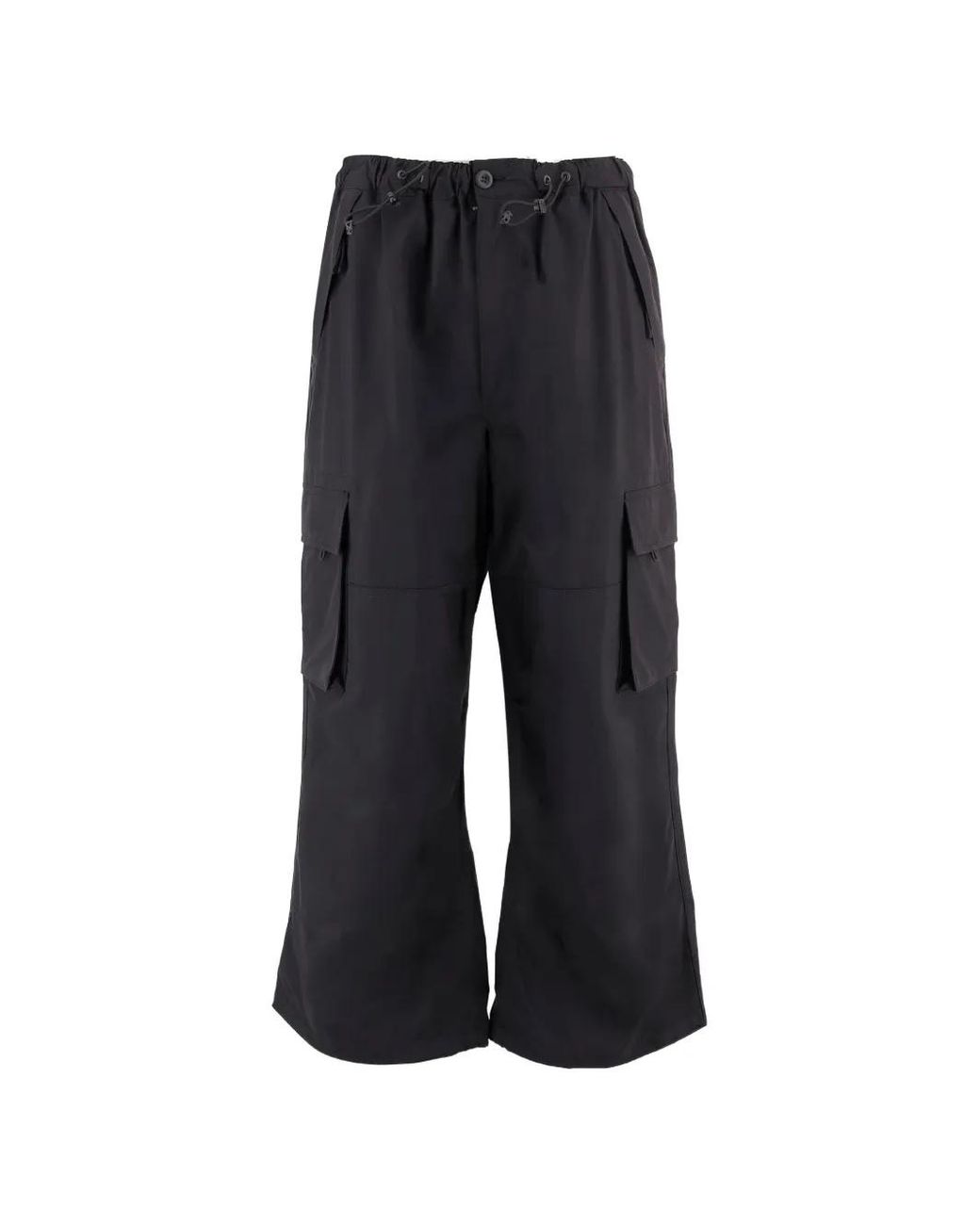 Homme by Michele Rossi Black Pantalon Ample À Poches Cargo for men