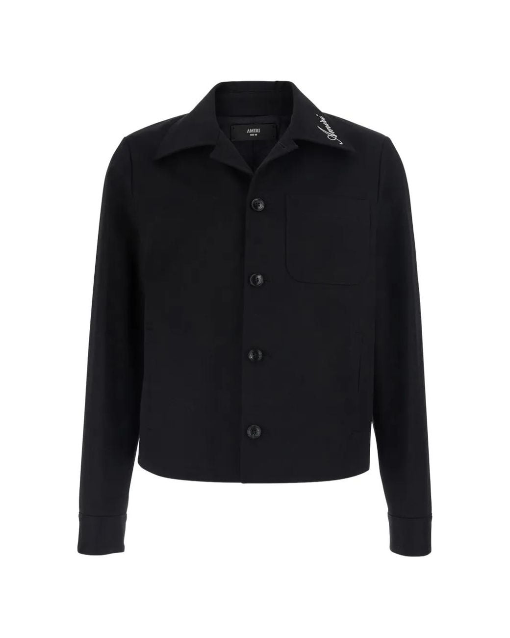 Amiri Black Script Cotton Blouson for men