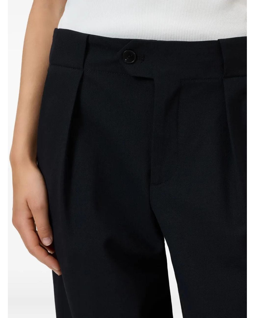 Closed Blue Mawson Pleated-Pocket Trousers
