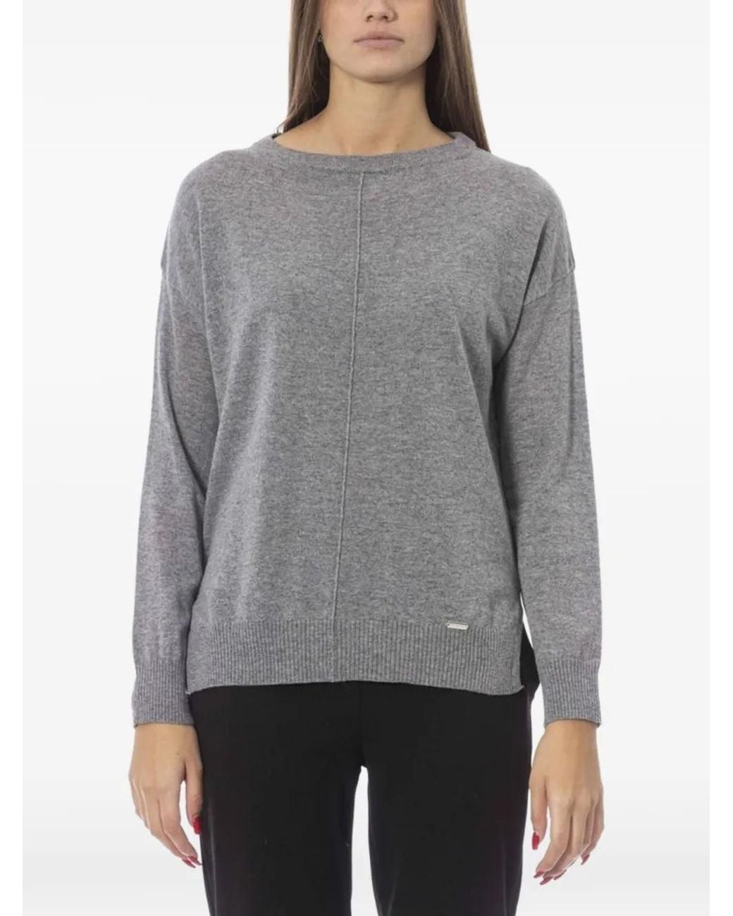 Baldinini Gray Pull En Cachemire À Col Rond
