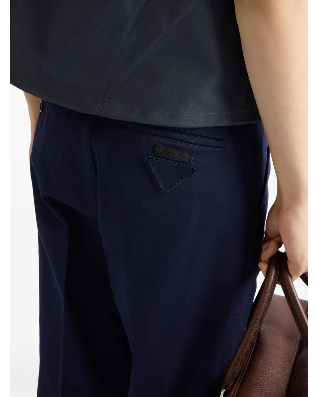 Prada Chino Shorts in het Blue voor heren