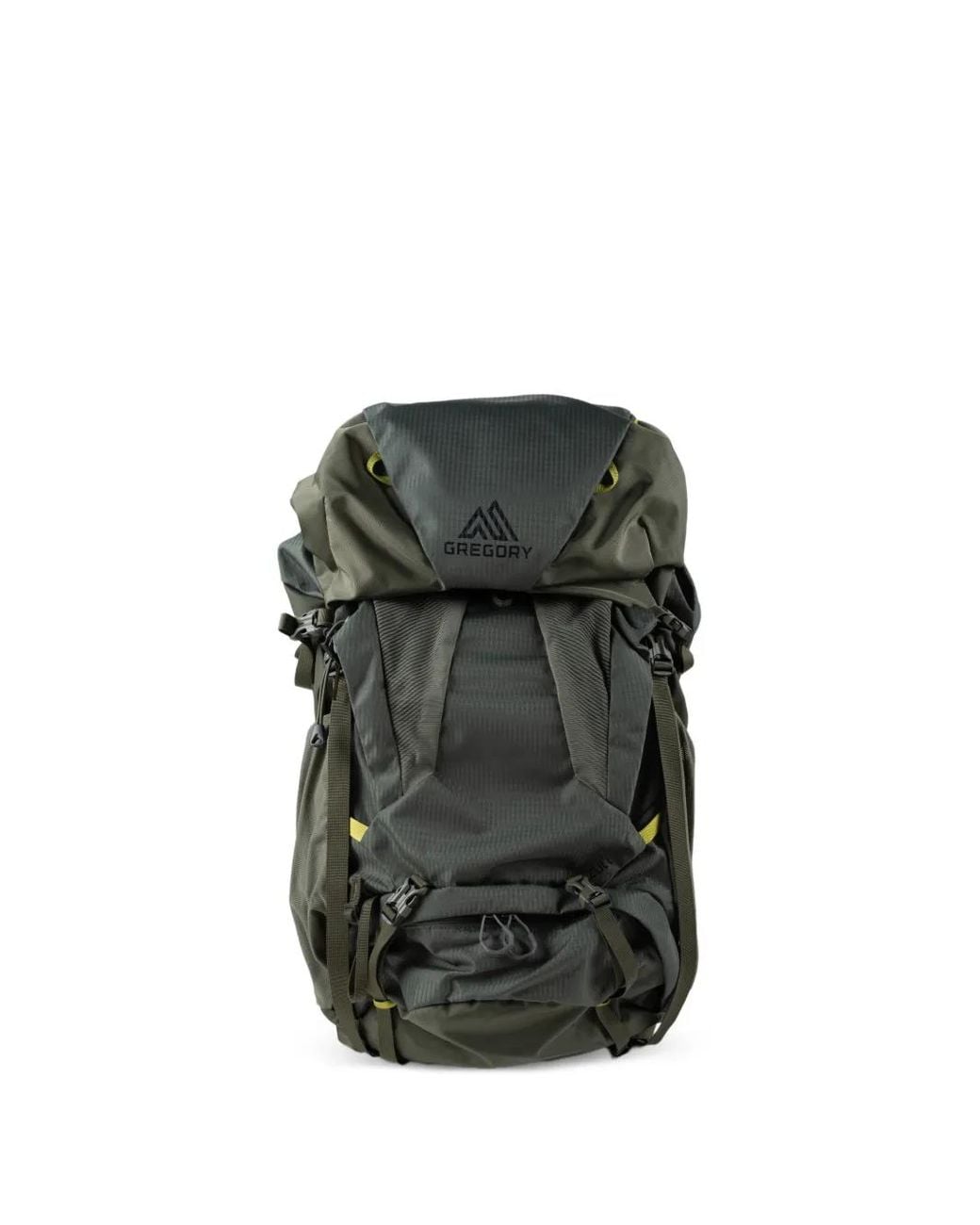 Gregory Black Logo-Print Buckle-Fastening Backpack