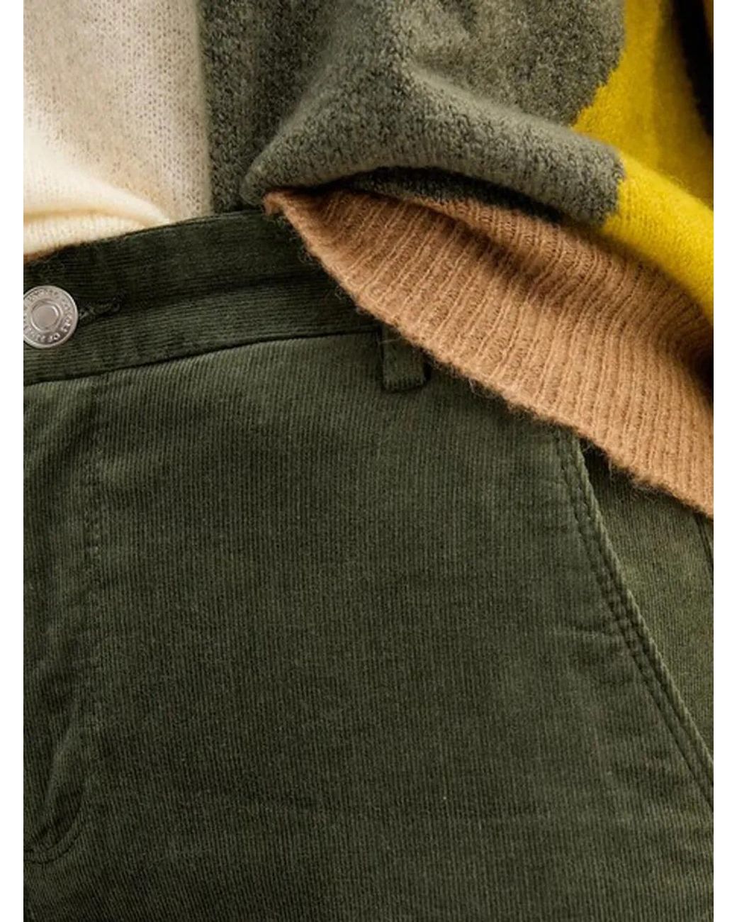 Benetton Green Corduroy Trousers