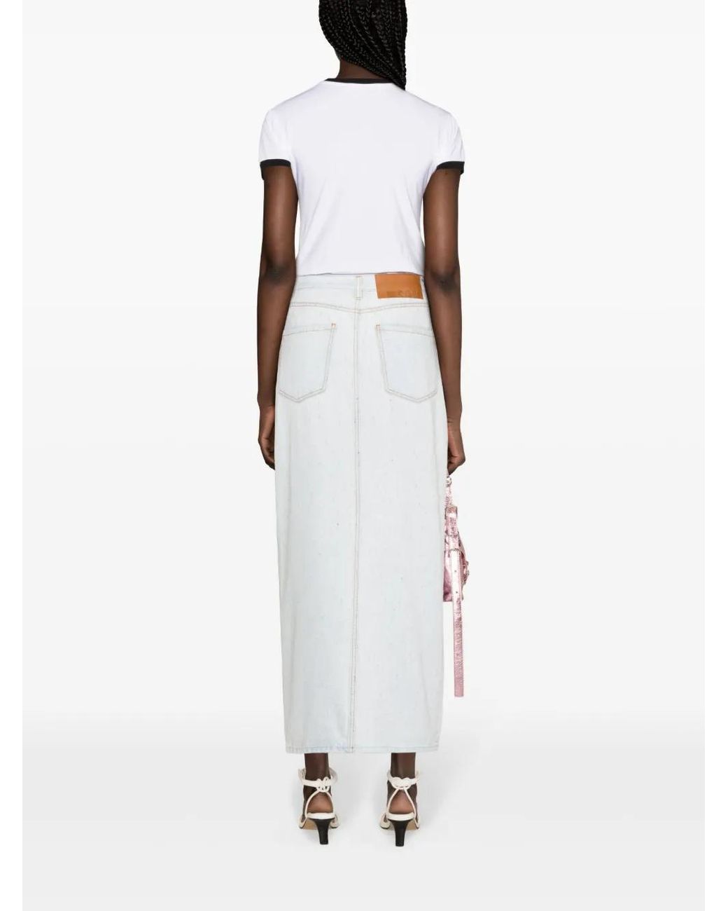 MSGM White Skirts