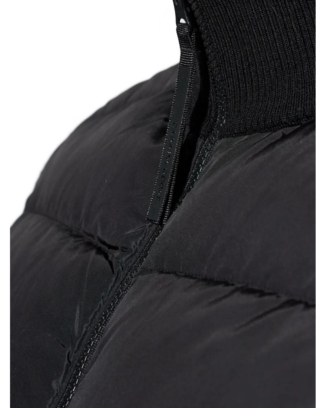 Canada Goose Blue Hybridge Quilted Zip Jacket
