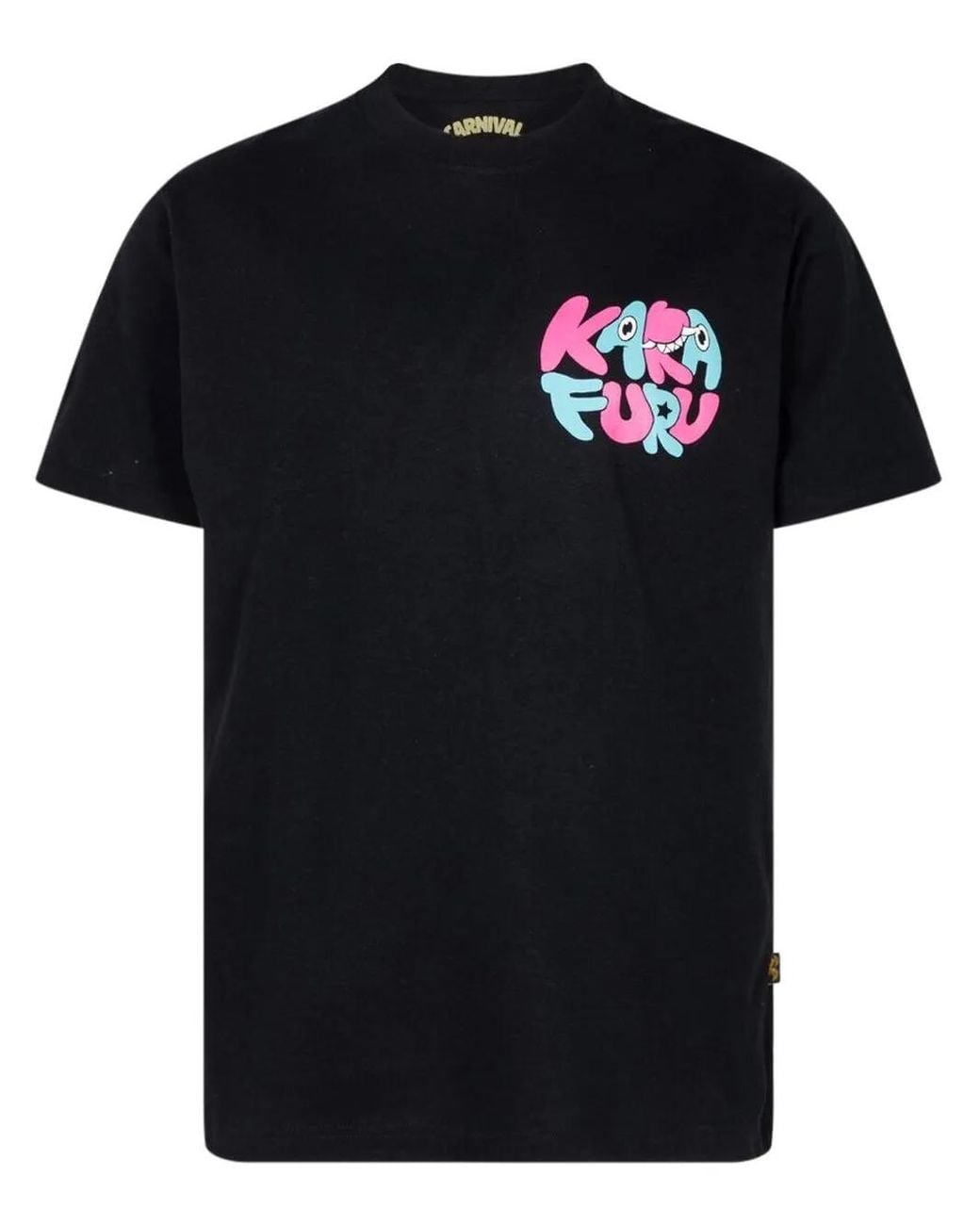 KARAFURU Black Logo-Print T-Shirt