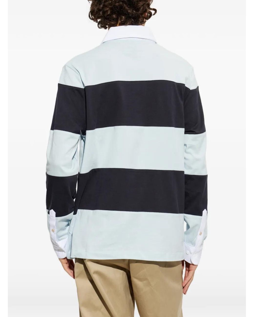 Polo A Rayas Rag & Bone de hombre de color Blue