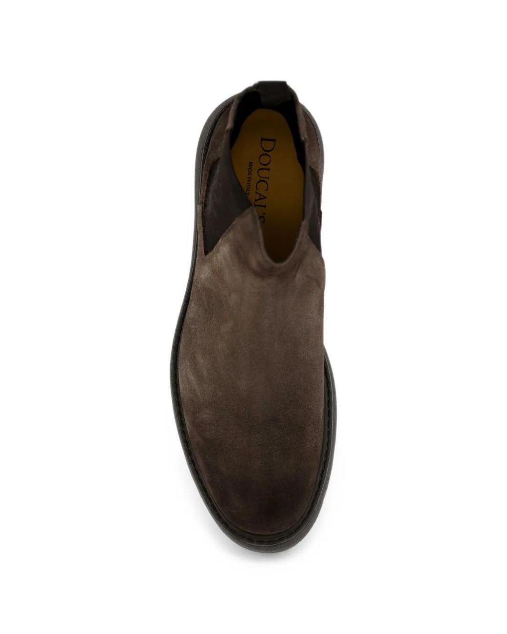Doucal's Brown Suede Chelsea Boots for men
