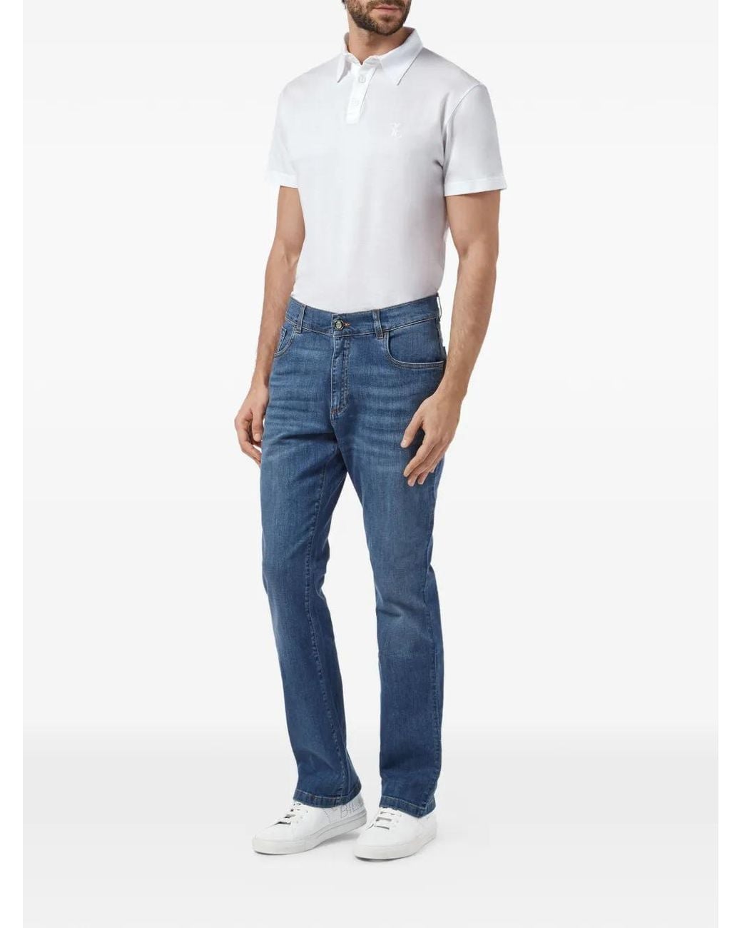 Billionaire Blue Jean À Boutonnière for men