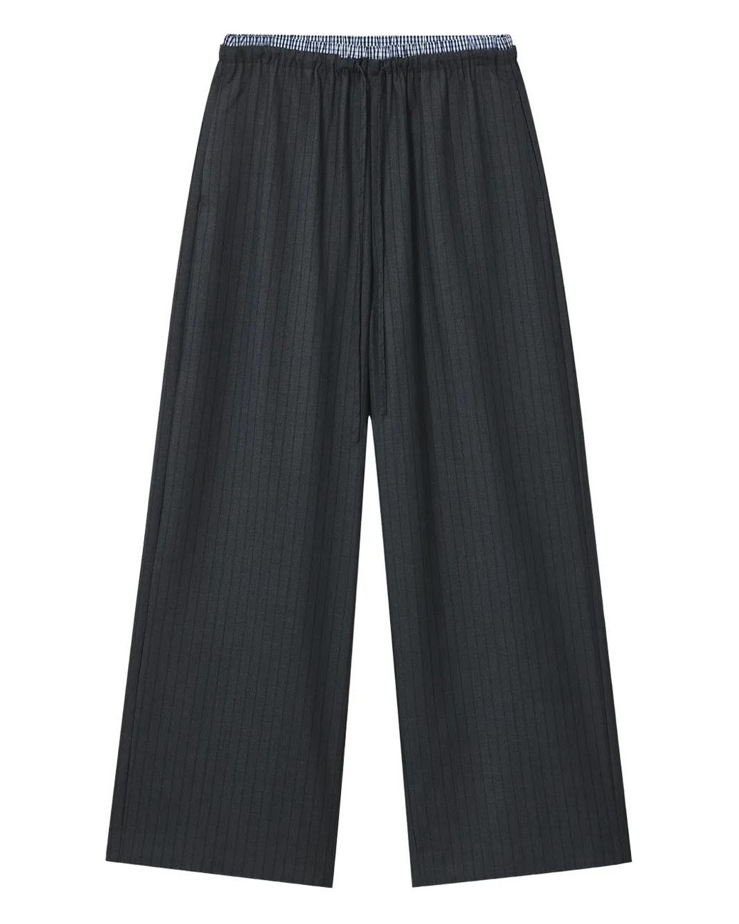 B+ AB Gestreepte Broek in het Black