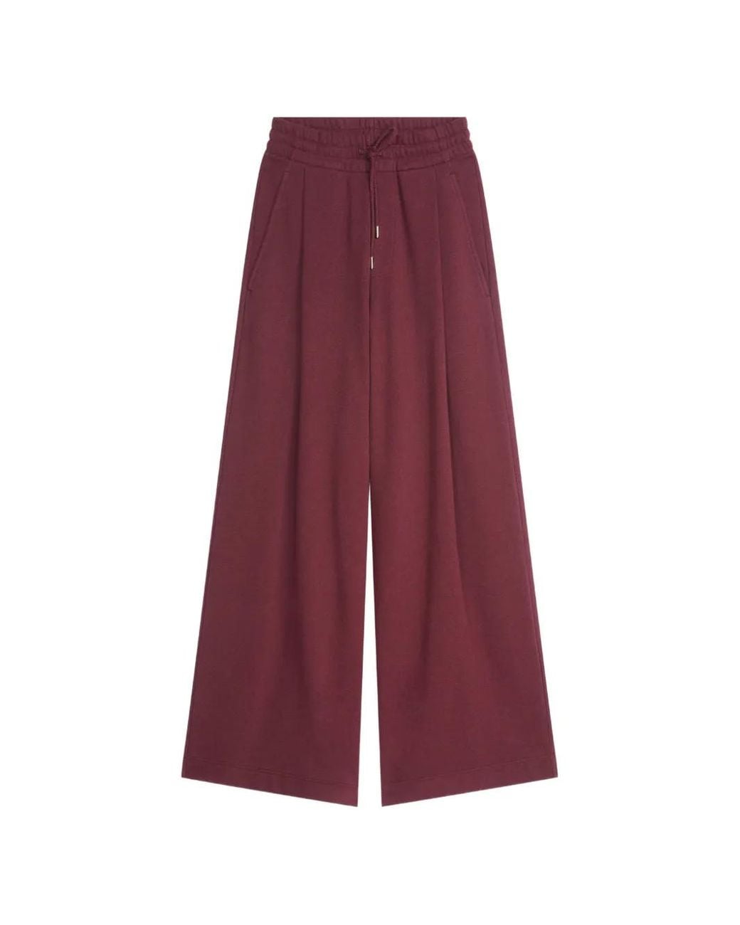 Dries Van Noten Purple Loose Cotton Sweatpants