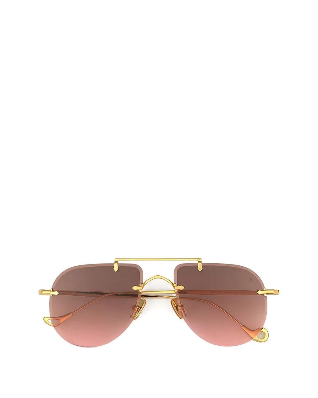 Eyepetizer Pink Chiaia Pilot-Frame Sunglasses
