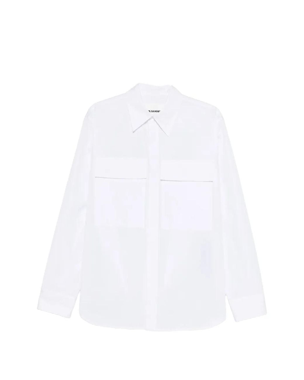 Jil Sander White Chest-Pocket Shirt for men
