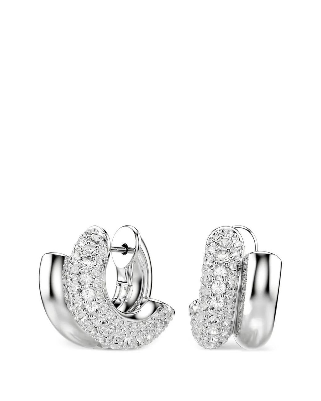 Swarovski White Dextera Hoop Earrings