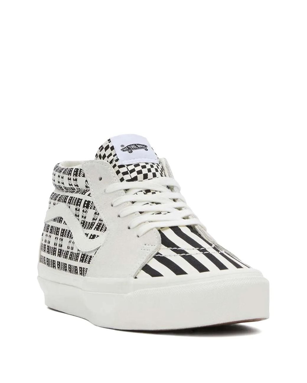 Vans White Sk8-Mid Reissue Sneakers for men