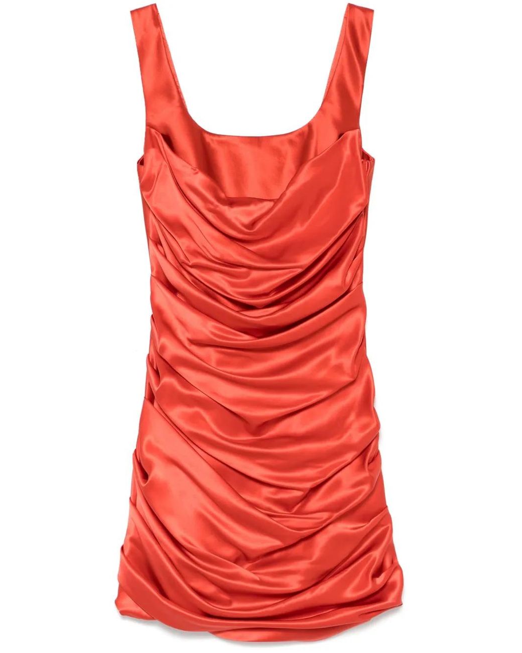 GIUSEPPE DI MORABITO カウル ミニドレス レッド | Lyst