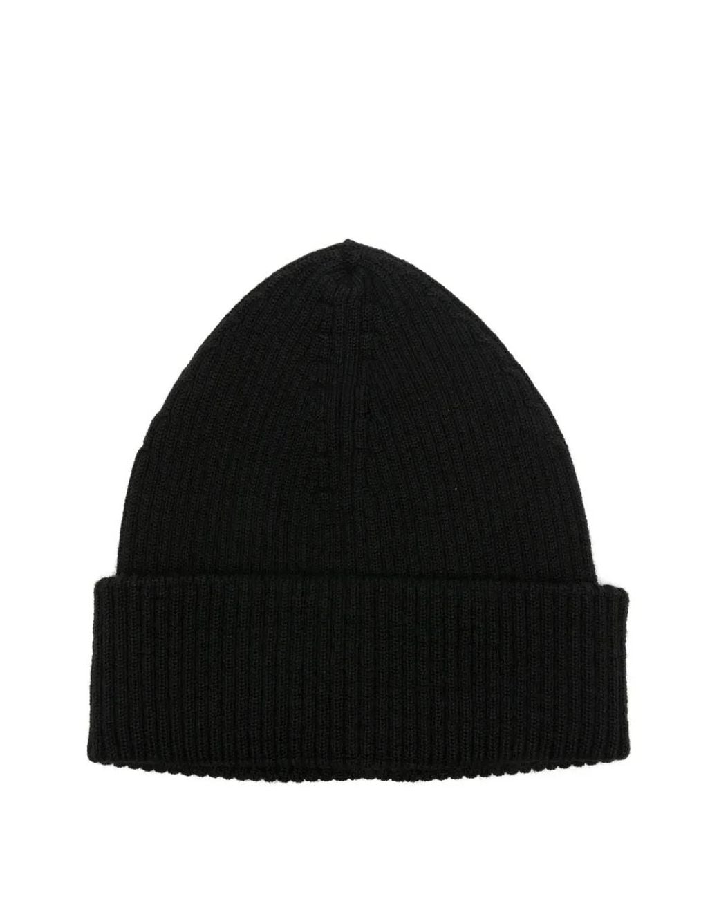 Our Legacy Black Gerippte Beanie