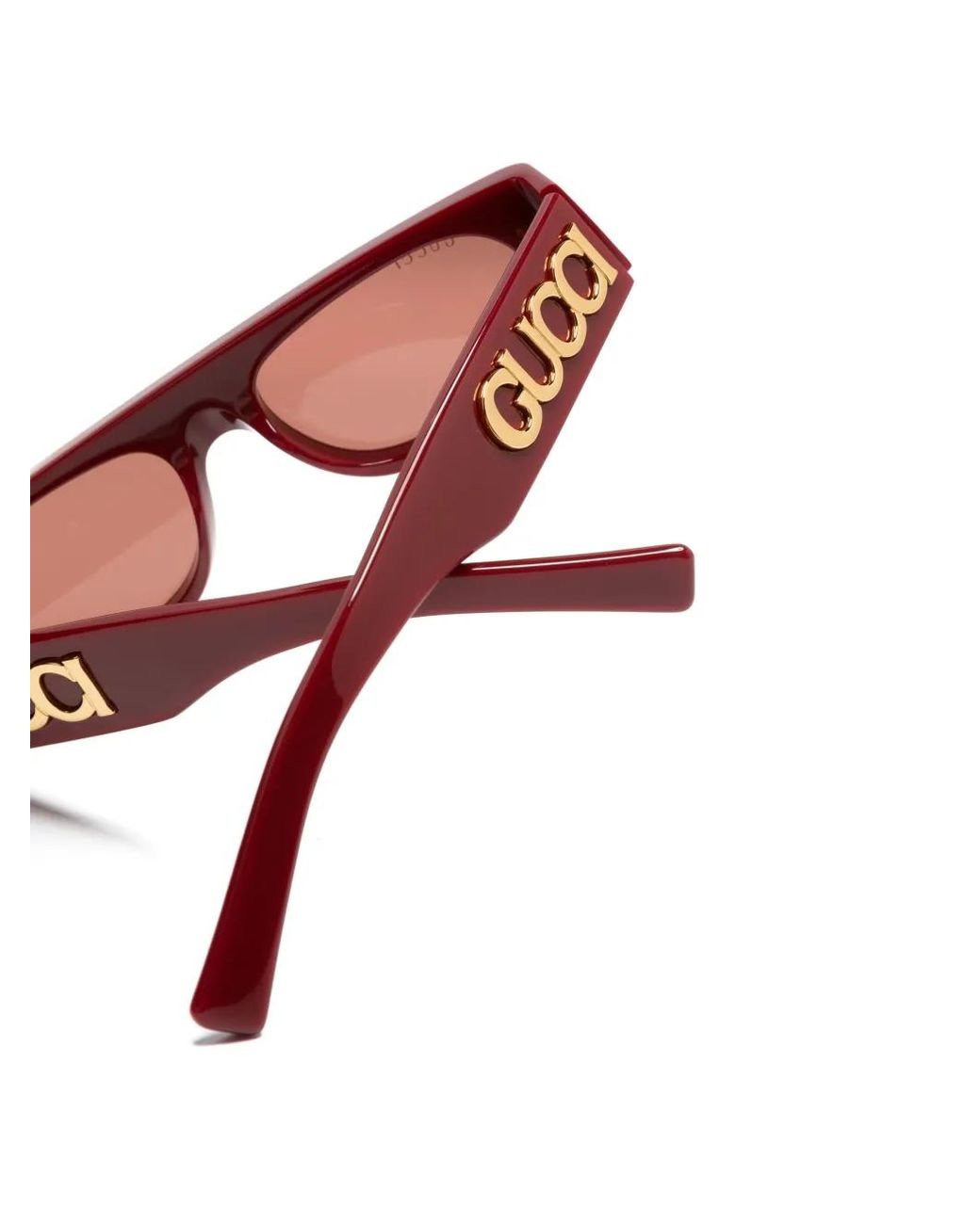 Gucci Pink Rectangle-Frame Sunglasses