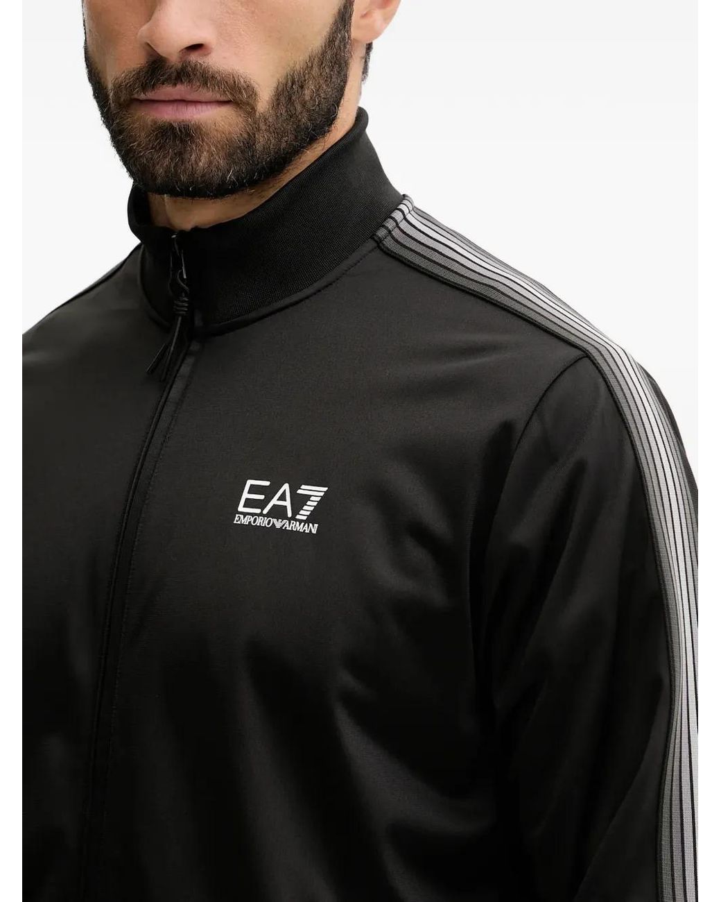 EA7 Trainingsbroek Set Met Logodetail in het Black voor heren