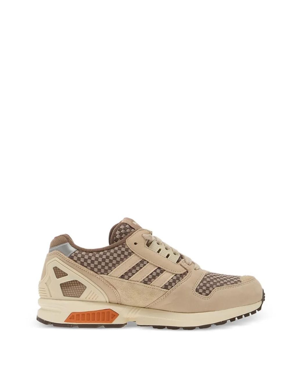 Adidas White Baskets Zx 8000 À Empiècements for men