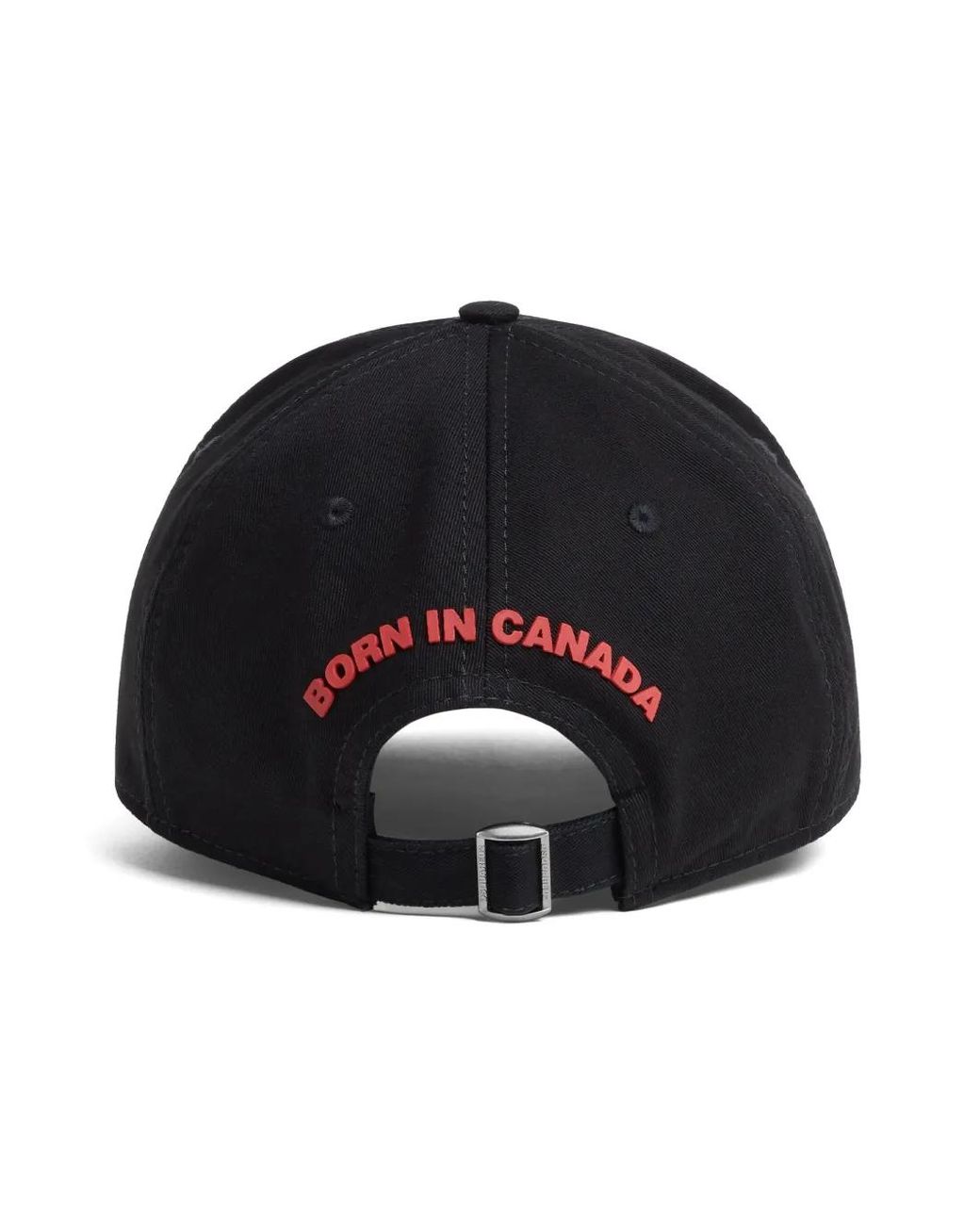 DSquared² Black Embossed Logo Cap for men