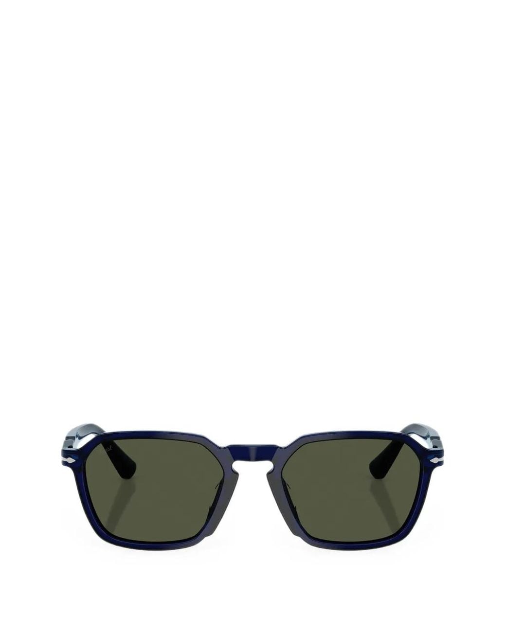 Persol Green Geometric-Frame Sunglasses