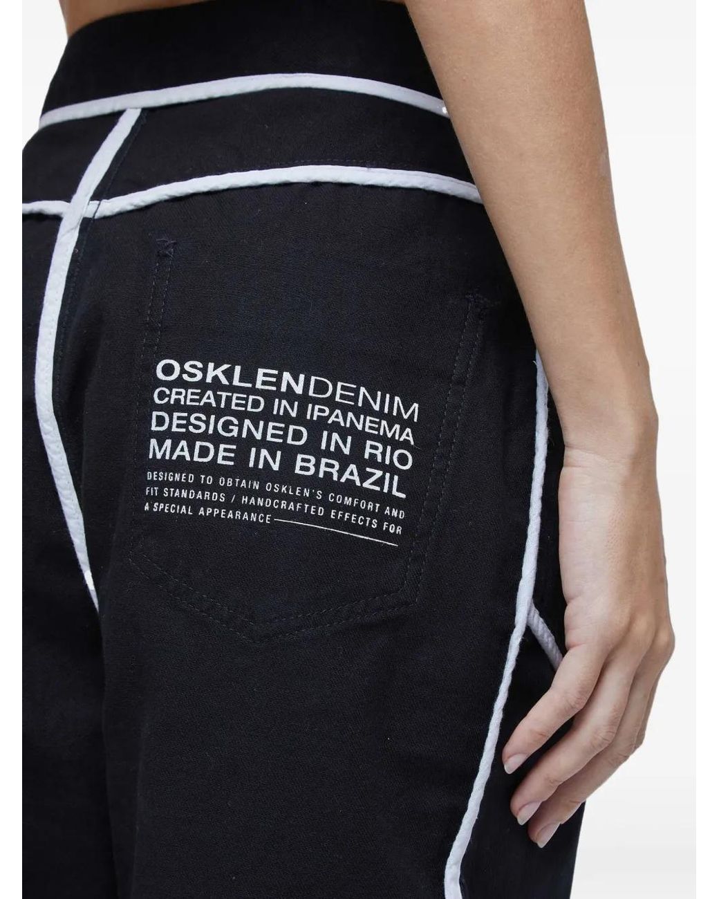 Osklen Blue Cotton Trousers