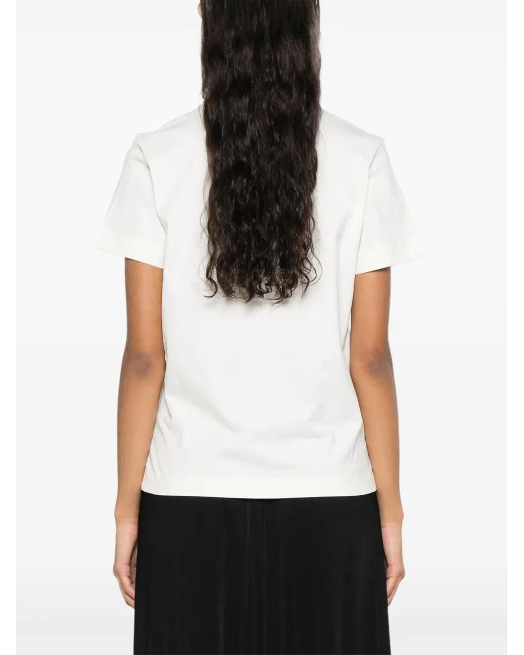 Karl Lagerfeld White T-Shirts And Polos