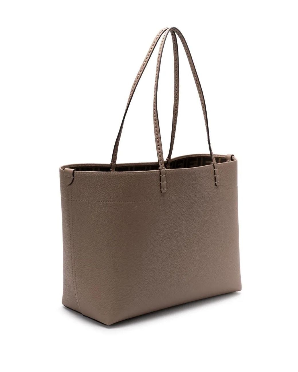 Fendi Brown Medium Roll Tote Handbag
