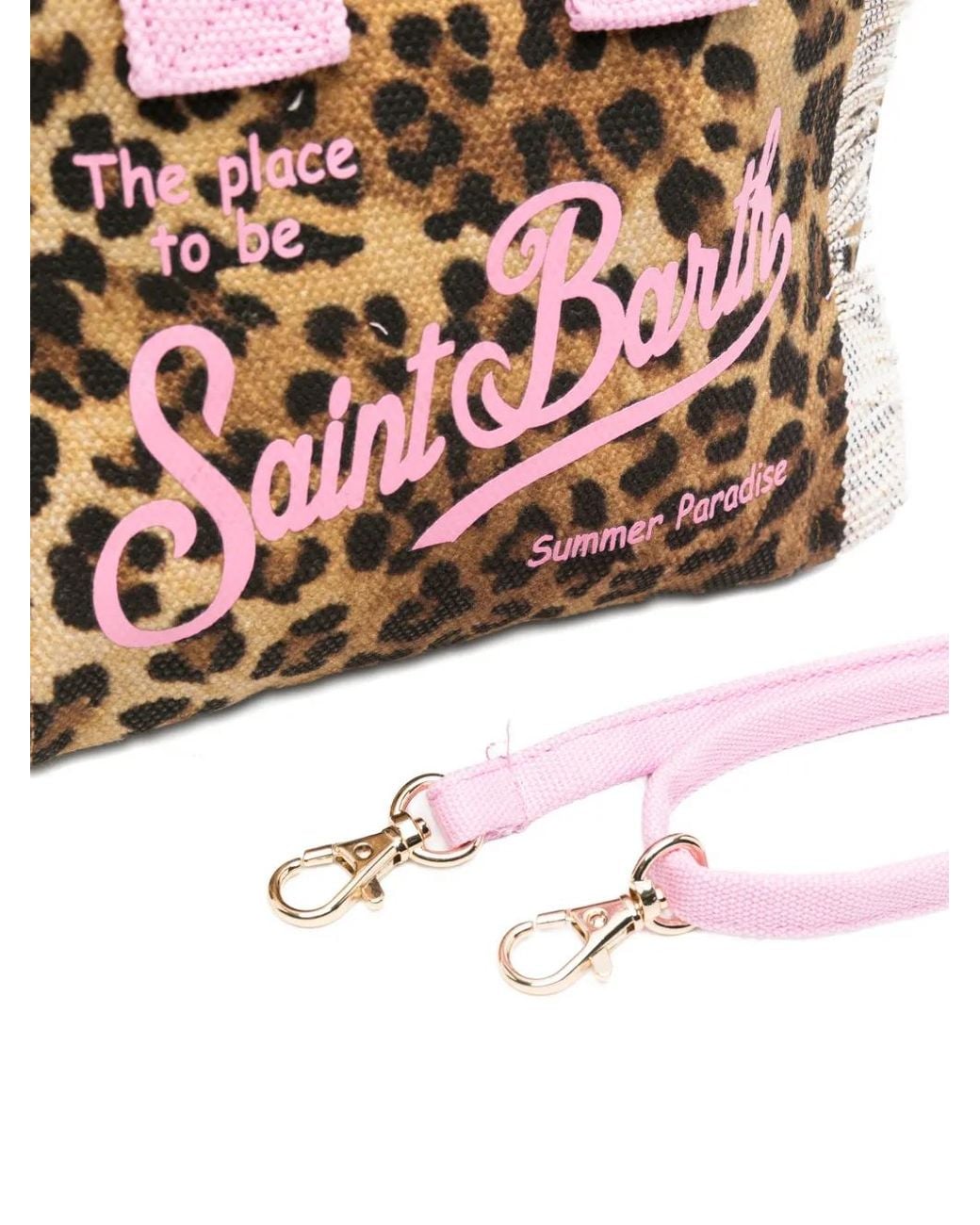 Mc2 Saint Barth Pink Mini Vanity Tote Bag