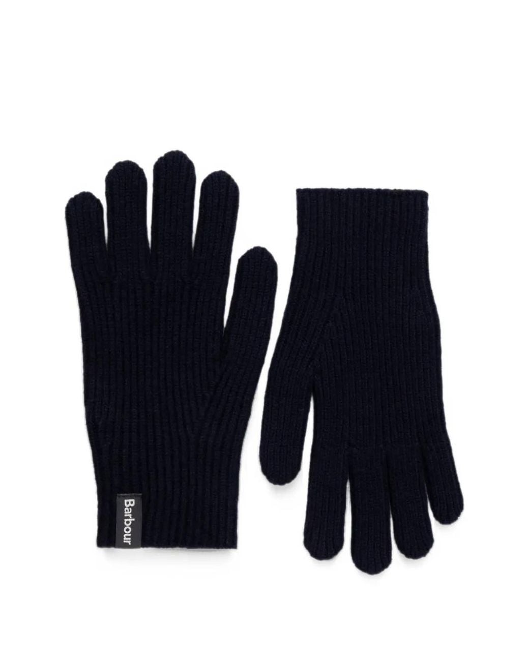 Barbour Blue Danforth Wool-Cashmere Gloves for men