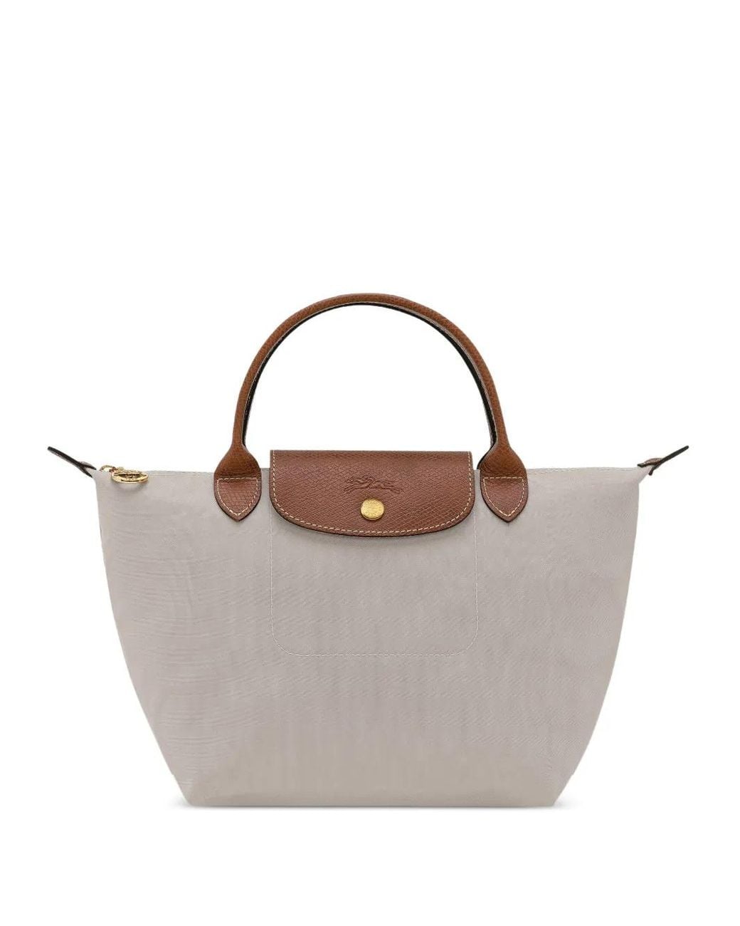 Longchamp Multicolor Le Pliage Leather-Trim Tote Bag