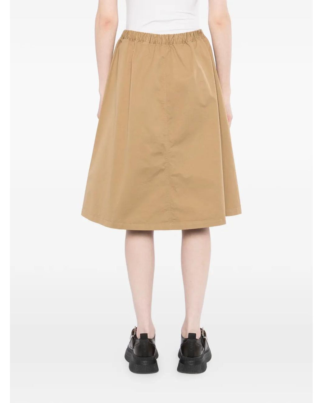JNBY Natural Appliqué Midi Skirt