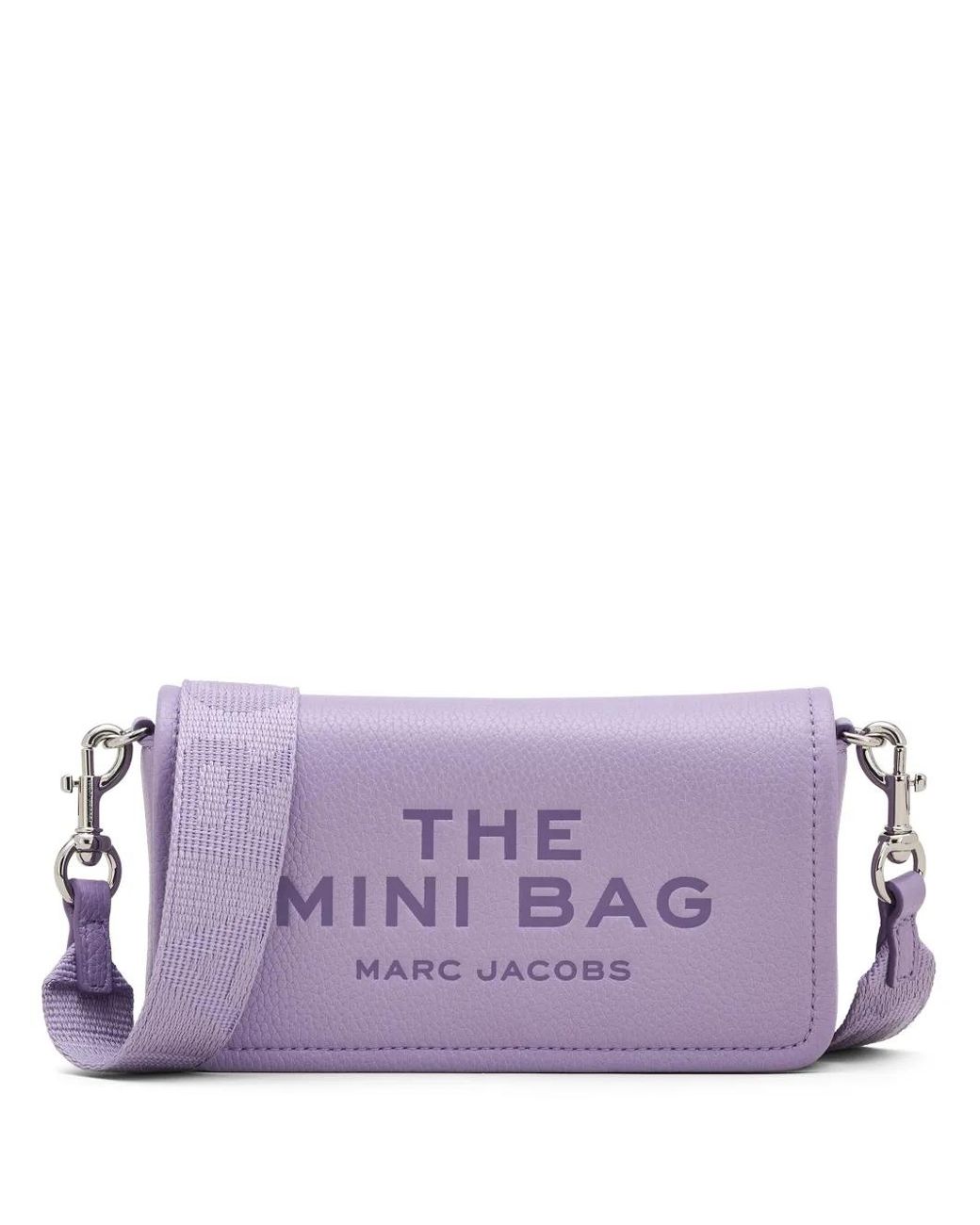 Marc Jacobs Purple The Leather Mini Crossbody Bag