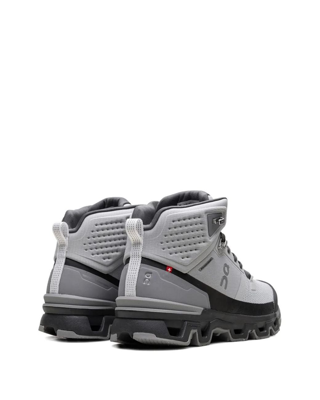 On Shoes Gray Cloudrock 2 Waterproof "Glacier Eclipse" Sneakers