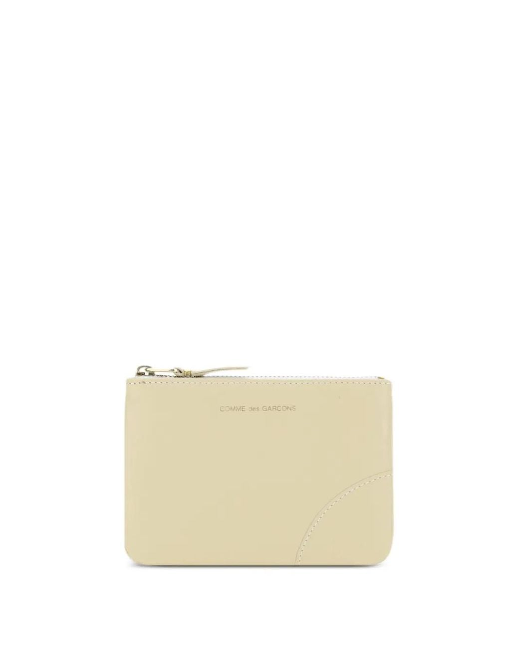 Comme des Garçons Multicolor Engraved-logo Leather Pouch