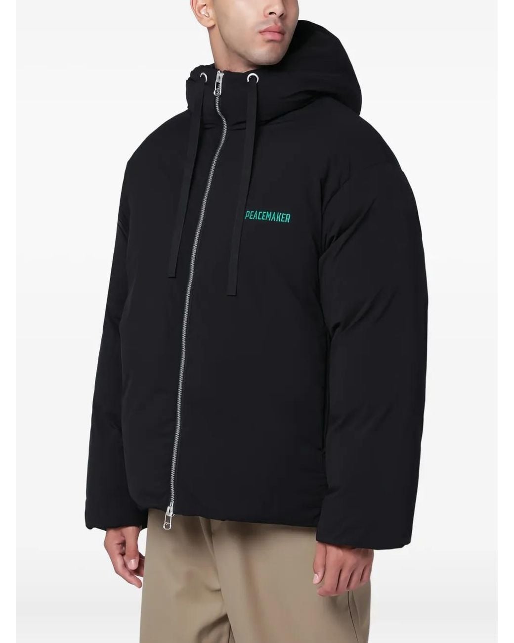 OAMC Blue Zip-Fastening Padded Jacket for men