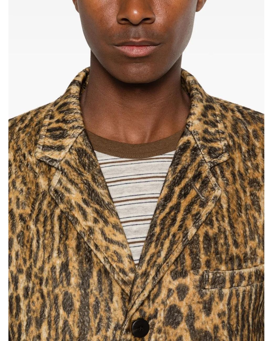 Blazer Bowen Con Estampado De Leopardo Visvim de hombre de color Natural
